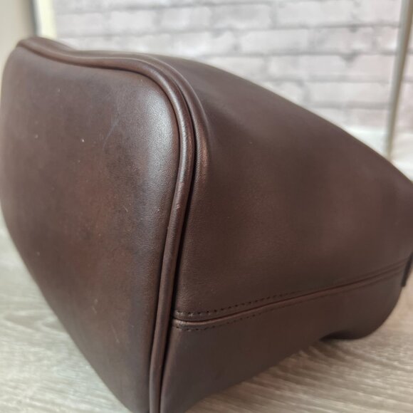 Vintage Old COACH 4145 Soho Bag/Handbag Shoulder Bag Dark Brown Leather Good - Picture 6 of 8